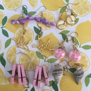 🍊 NWT Dangle Earrings Bundle Lot 6